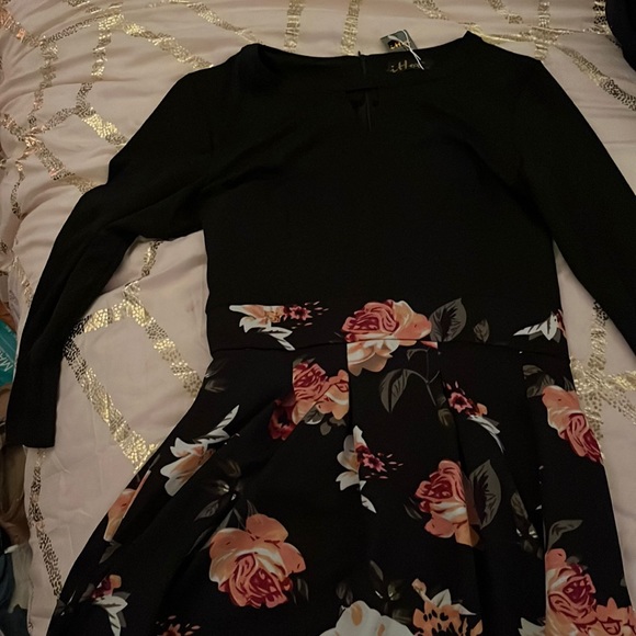 little black silk dress Seren - Mini dress main image 1
